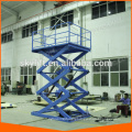 warehouse cargo loading scissor lift